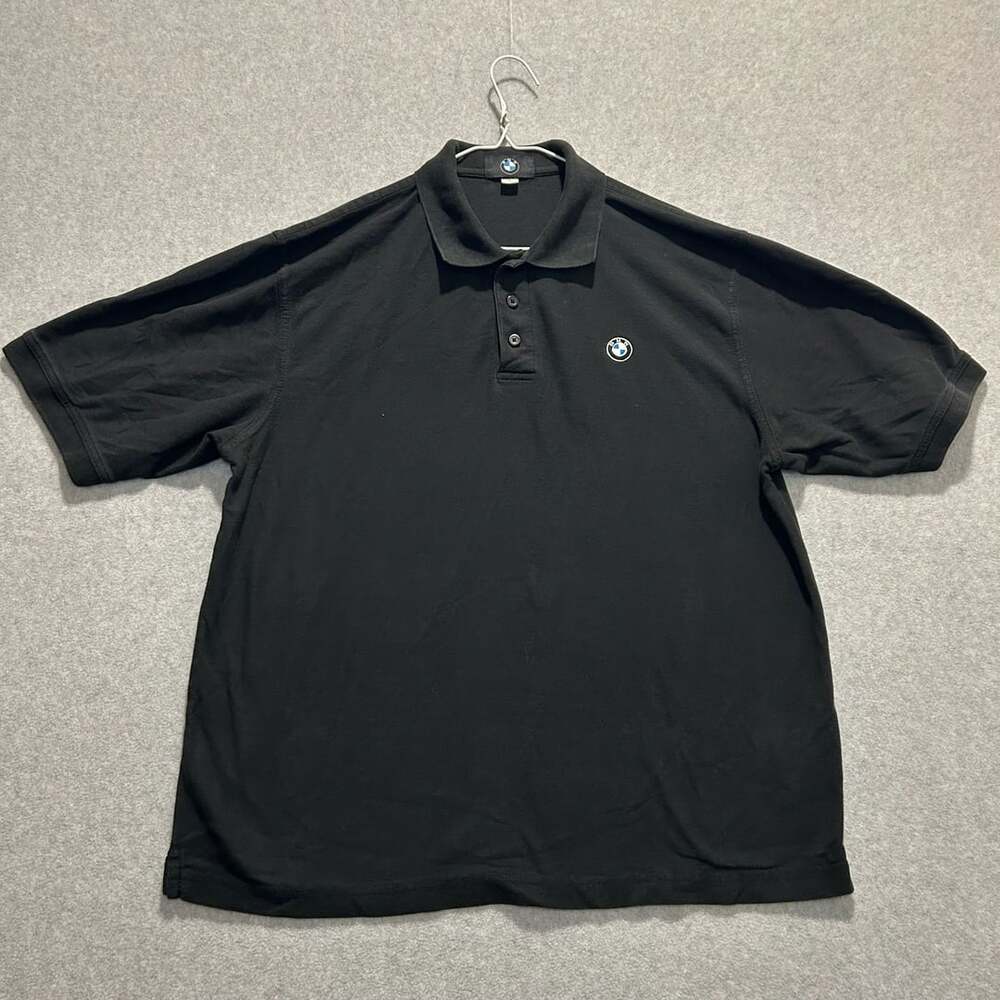 BMW Black Short Sleeve Polo, Size XL